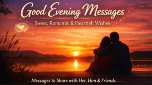 150 Best Good Evening Message for Her, Him & Friends (Romantic, Sweet & Emotional)