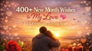 400 New Month Wishes to My Love for a Fresh and Loving Start