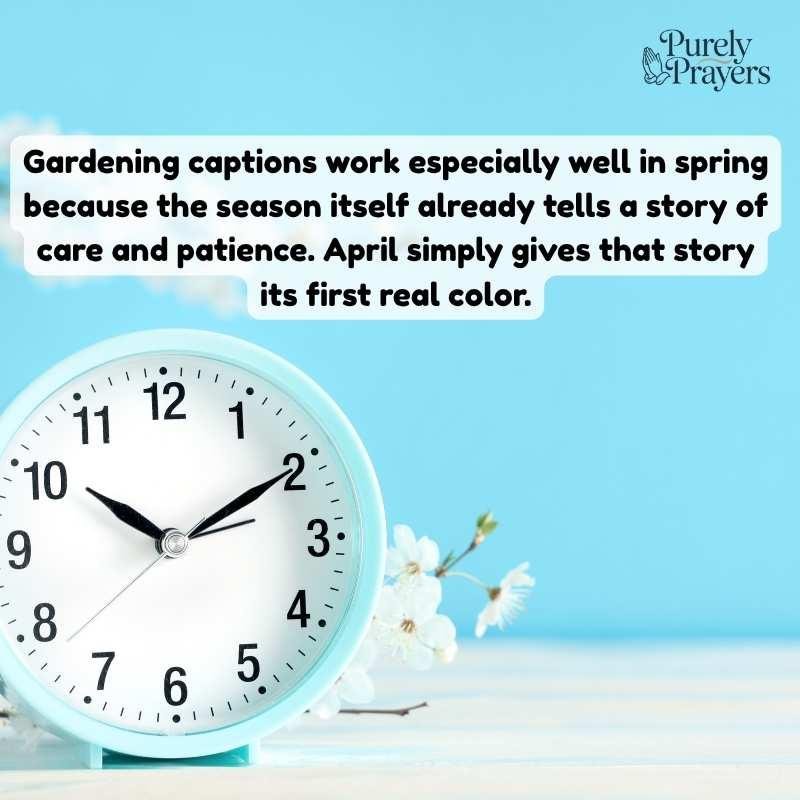 April Gardening Captions and Blooming Spring Quotes

