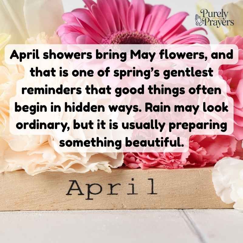 April Showers Bring May Flowers Quotes
