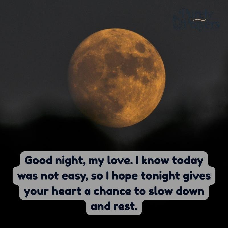 Calm and comforting texts after a stressful day
