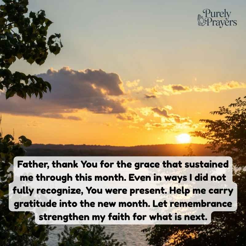 Closing End of the March Prayers to Welcome a Blessed April
