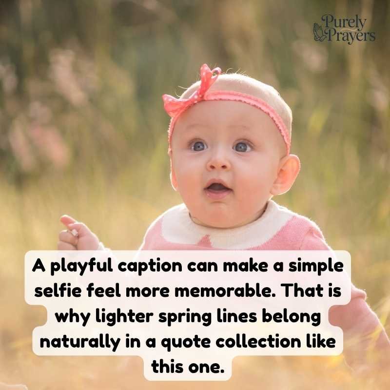 Cute April Captions for Spring Photos and Selfies
