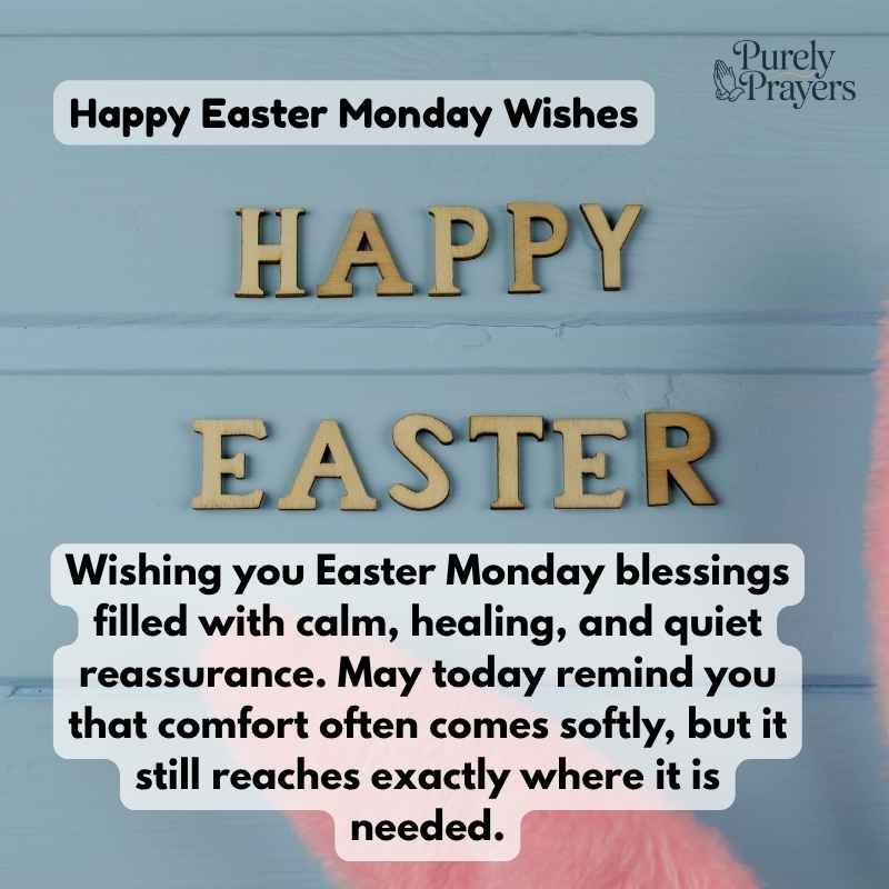 Easter Monday Blessings, Prayers, and Wishes for Comfort
