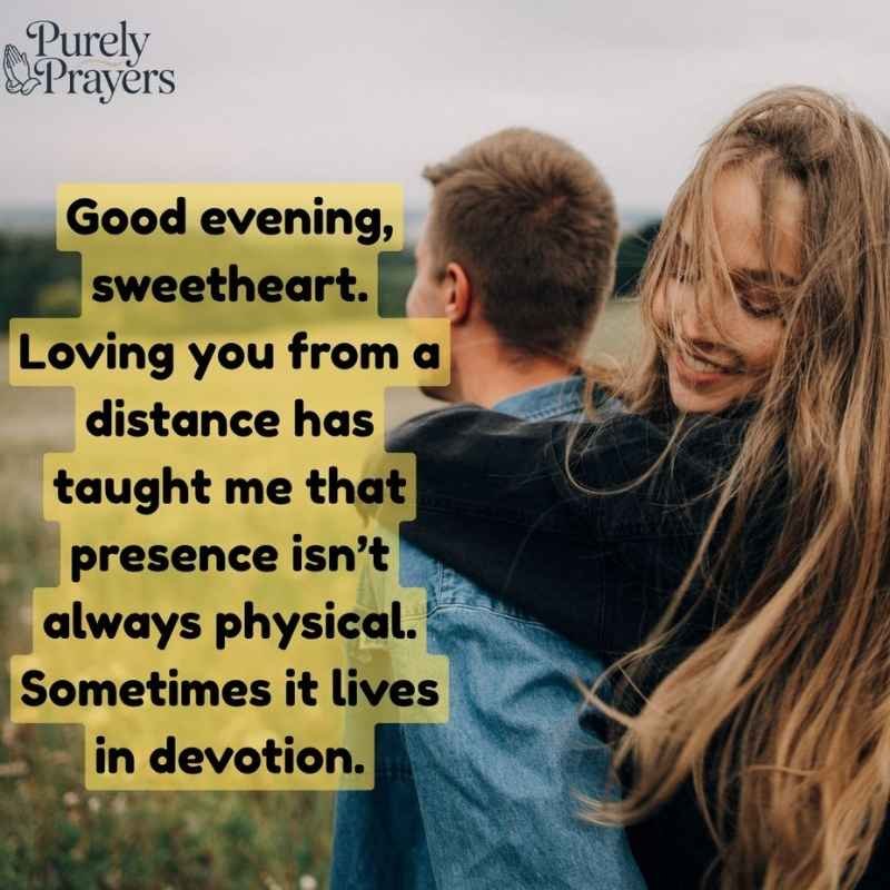 Emotional Good Evening Messages for Long-Distance Relationships
