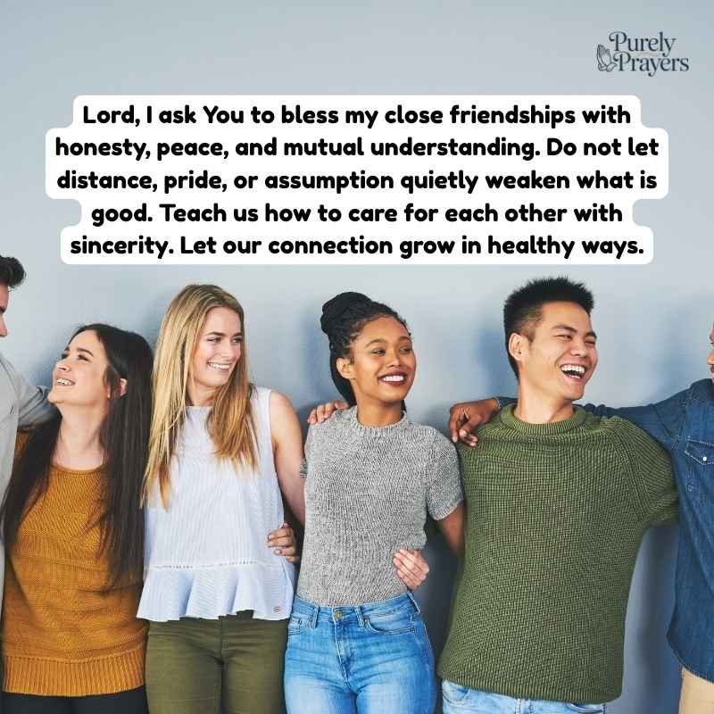 End of the March Prayers for Friends and Relationships
