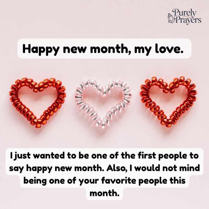Flirty and Cute Happy New Month Texts for Your Crush
