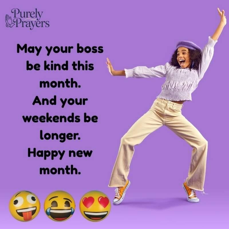Funny Happy New Month Wishes for Your Love
