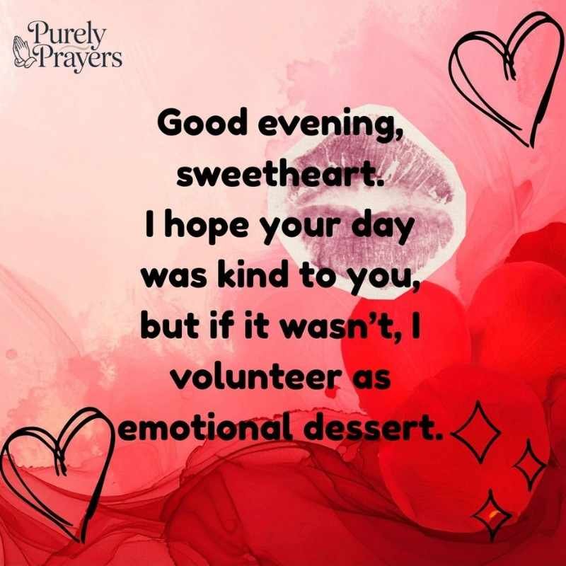 Good Evening Love Messages to Make Her Smile
