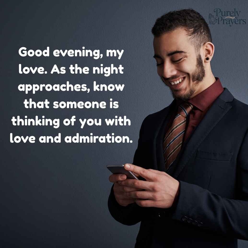 Good Evening Messages for Him
