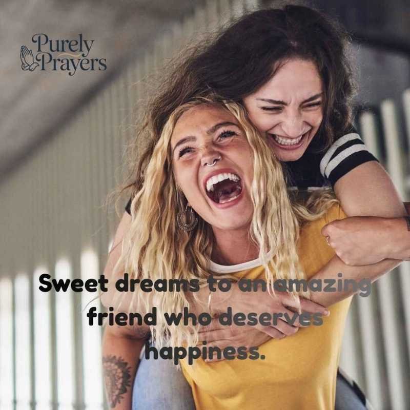 Good Night Message for a Female Friend
