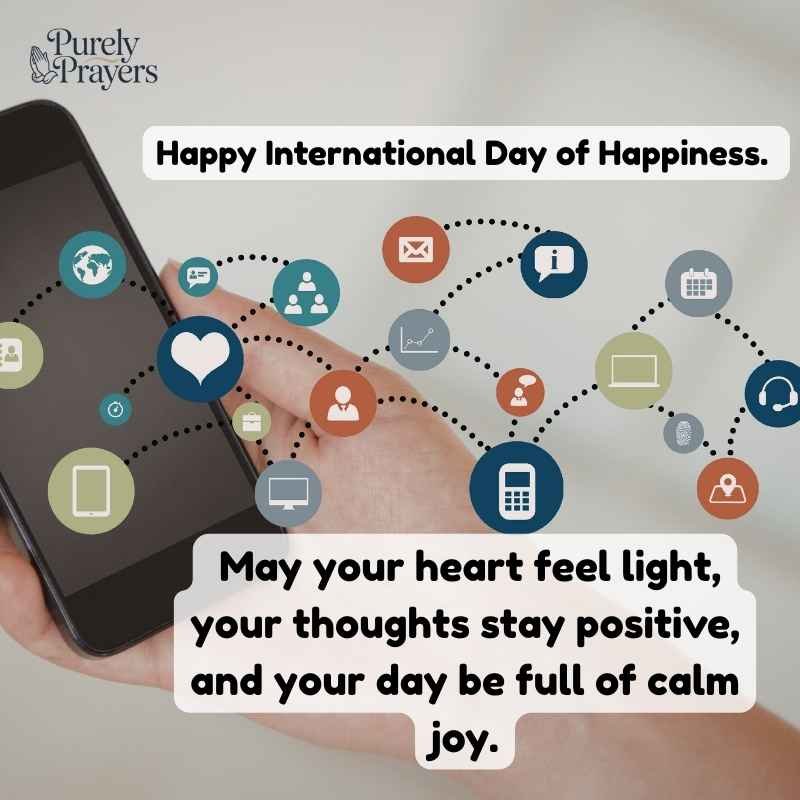 Happiness Day Wishes for WhatsApp and Facebook
