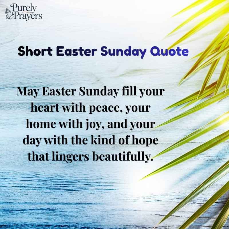 Short Easter Sunday Quotes for Cards and Captions