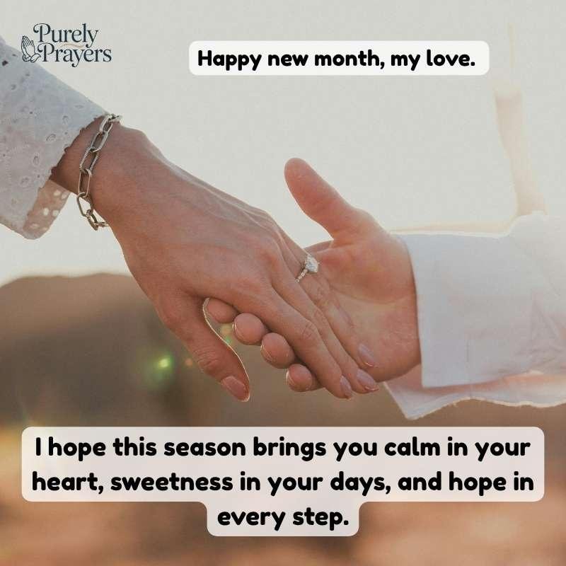 Happy New Month Messages to My Girlfriend
