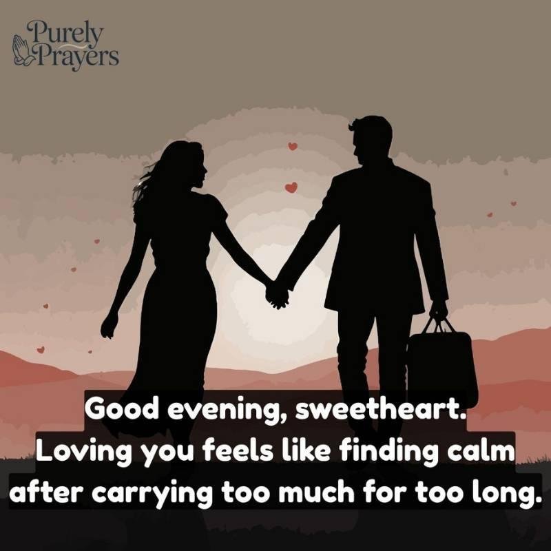 Heart Touching Good Evening Messages for My Love
