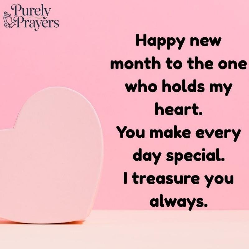  Heart Touching Happy New Month Wishes to My Love

