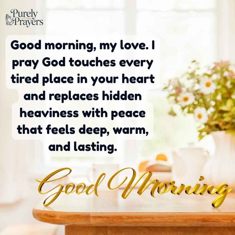 Heart Touching Morning Prayers for My Love
