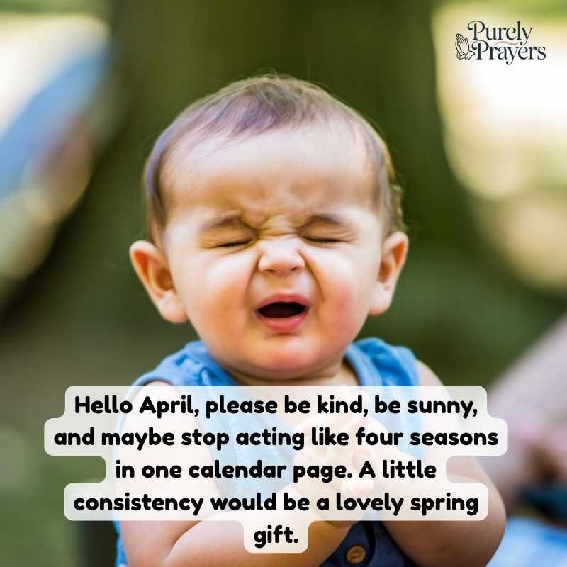 Hello April Quotes Funny Enough to Make You Smile
