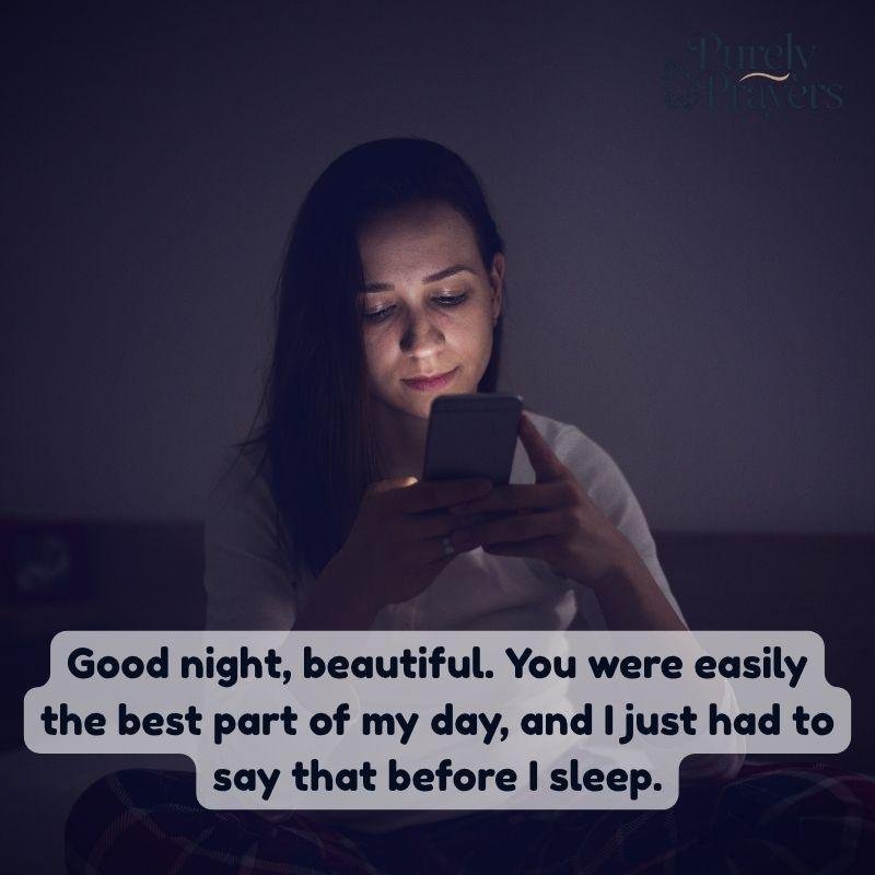 Latest bedtime lines with modern romantic wording
