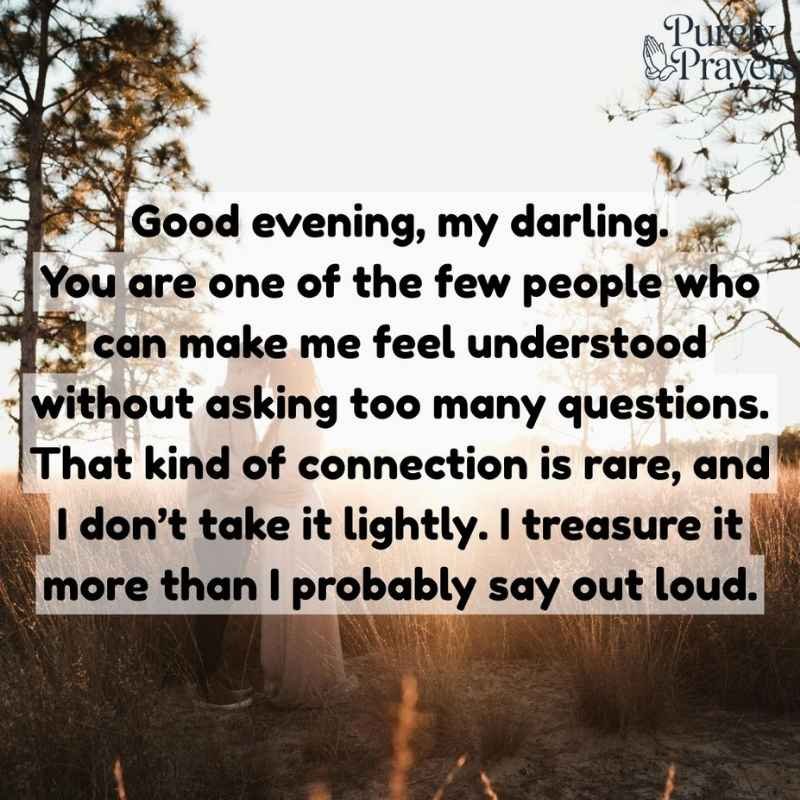 Long Good Evening Messages for My Love
