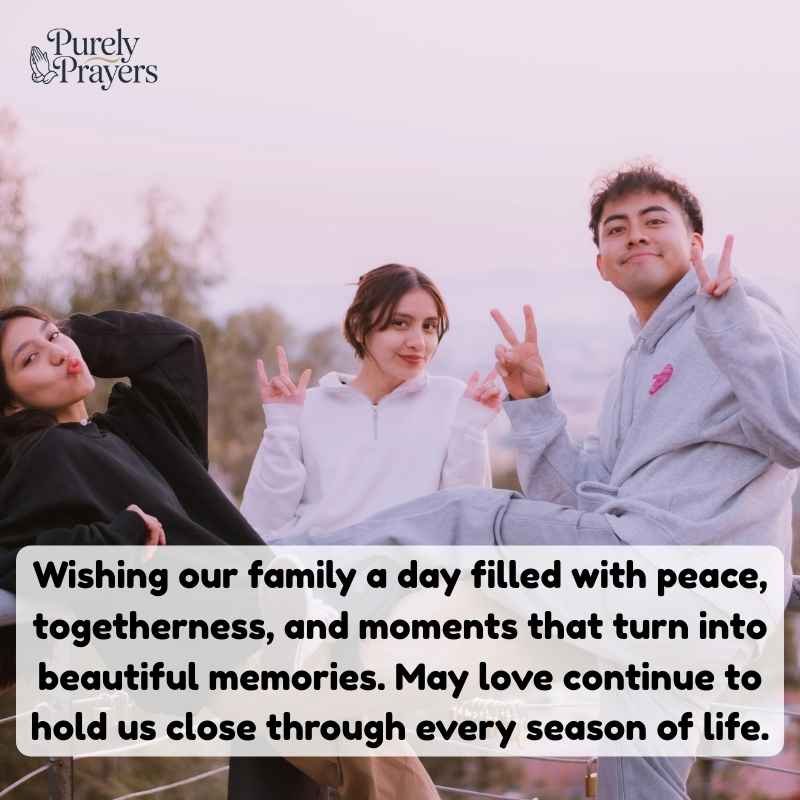 Loving Happiness Wishes for Family
