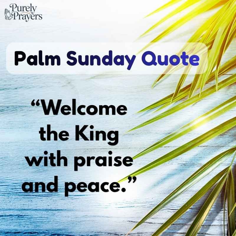 Palm Sunday Image Quote Ideas for Social Posts