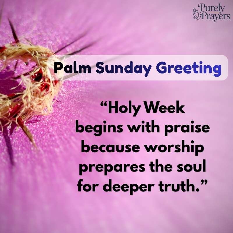 Palm Sunday Quotes for Instagram and Social Sharing