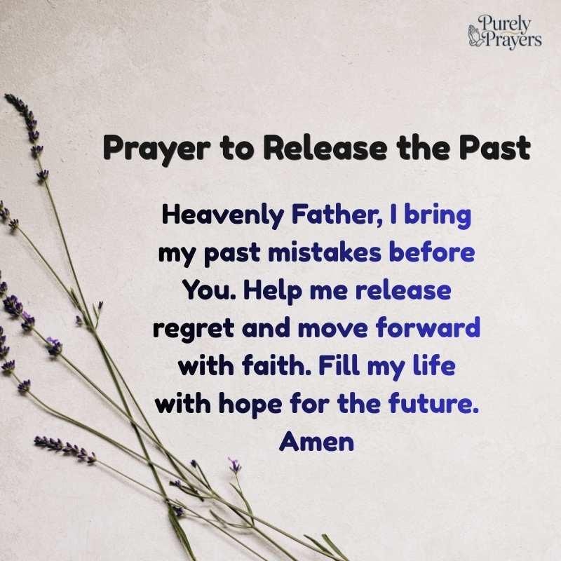 Prayer to Let Go of the Past and Move Forward