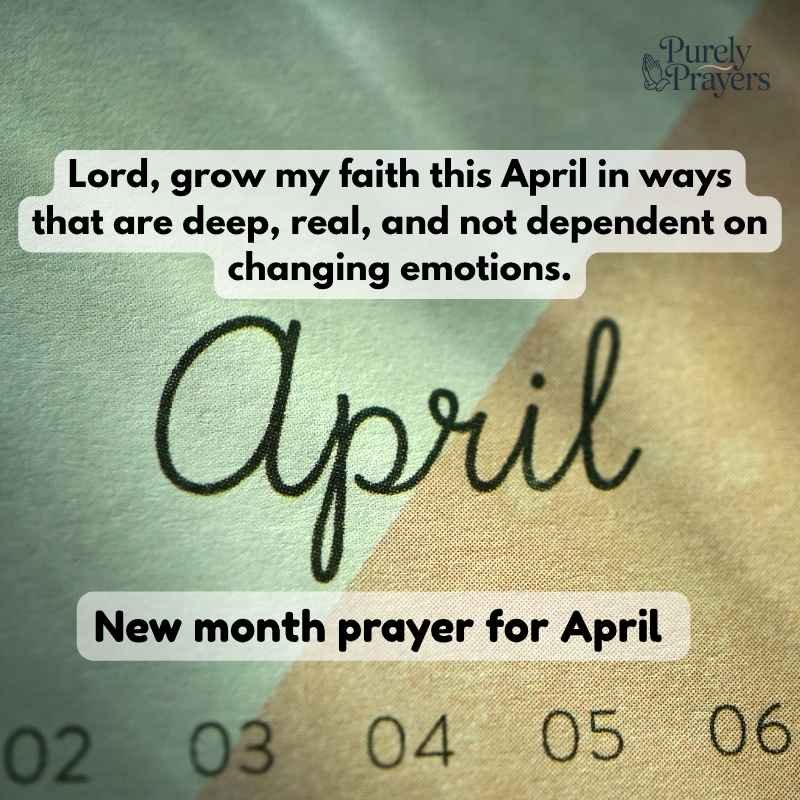 Prayers for Spiritual Growth and a Stronger Faith This April
