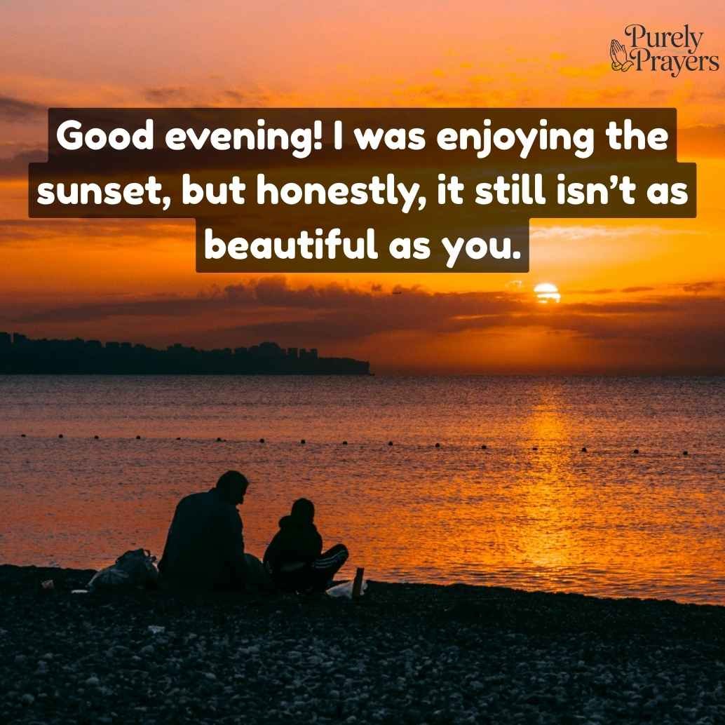 Romantic Good Evening Message to My Friend
