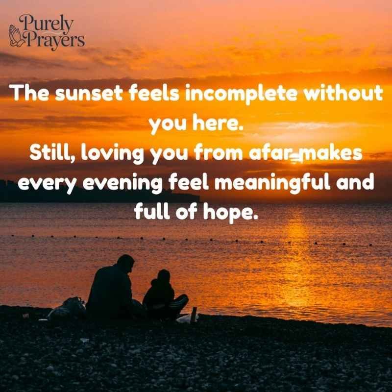 Romantic Good Evening Messages for My Love Far Away
