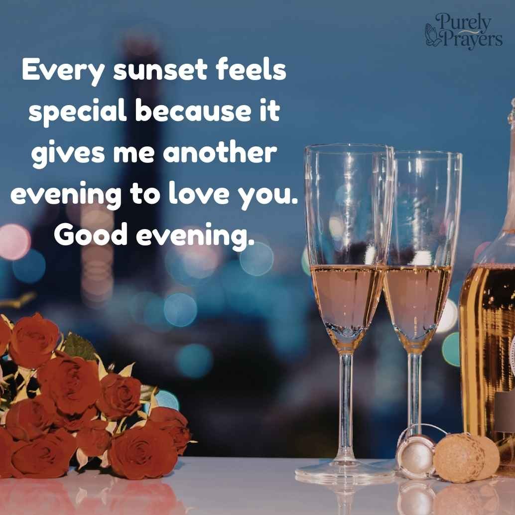Romantic Good Evening Messages for Your Love
