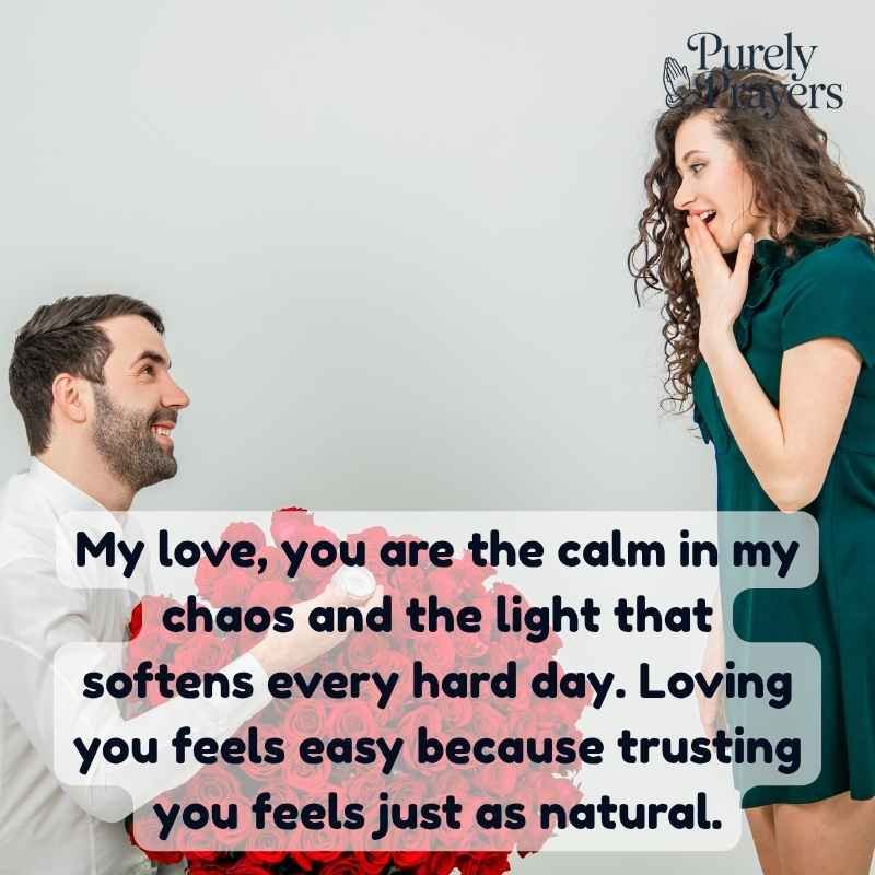 Romantic Love and Trust Messages for My Wife
