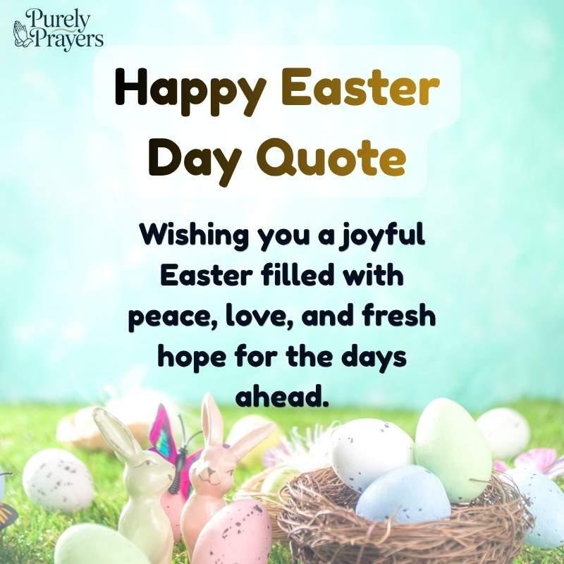 Short Happy Easter Day Quotes for Cards, Texts, and Captions
