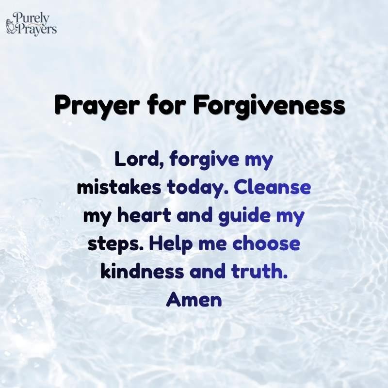 Short Prayer for Forgiveness When You Need God’s Mercy Quickly