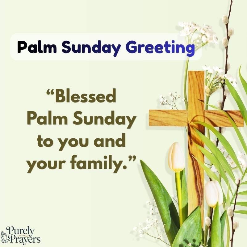 Short Texts for Palm Sunday Greetings
