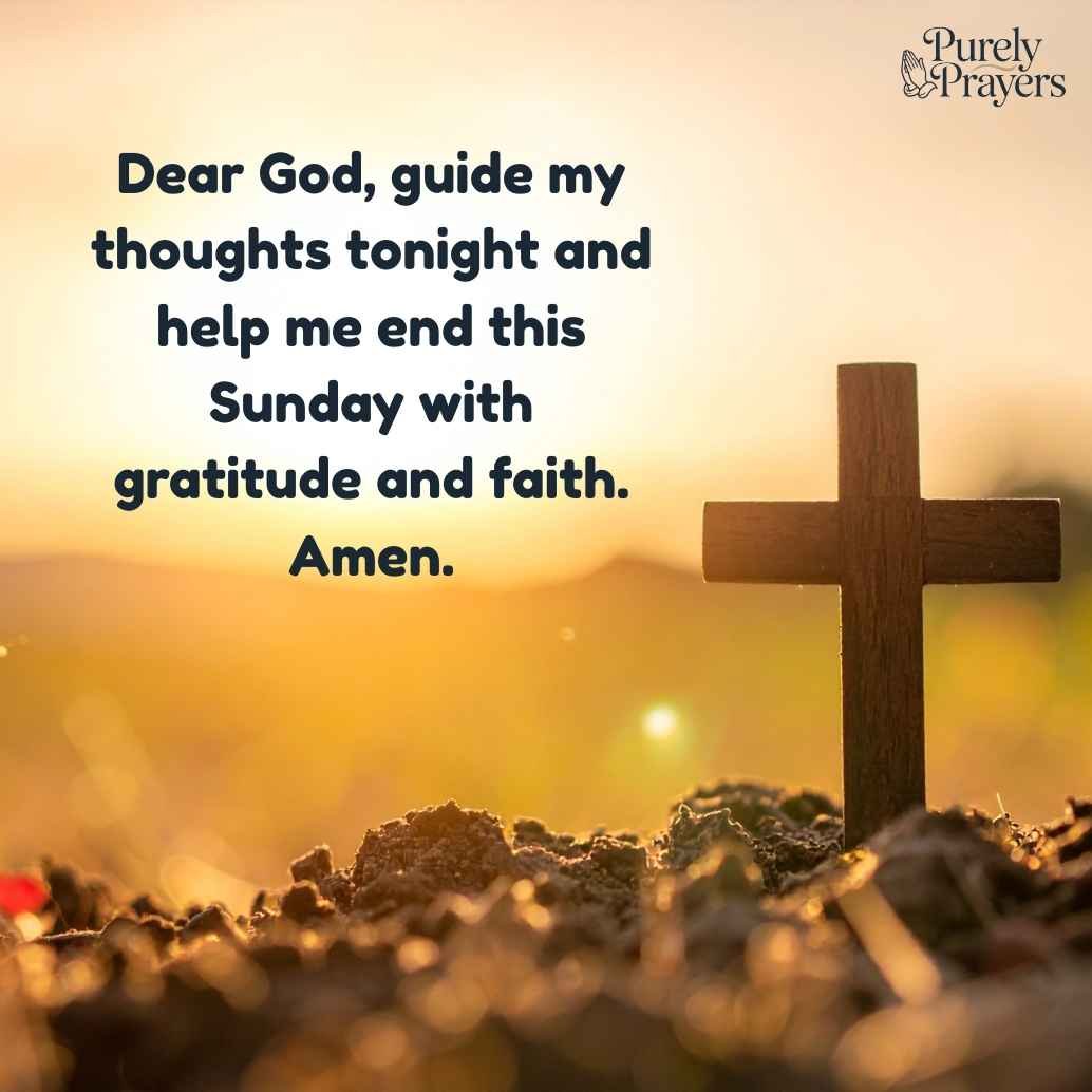 Sunday Afternoon and Evening Blessings