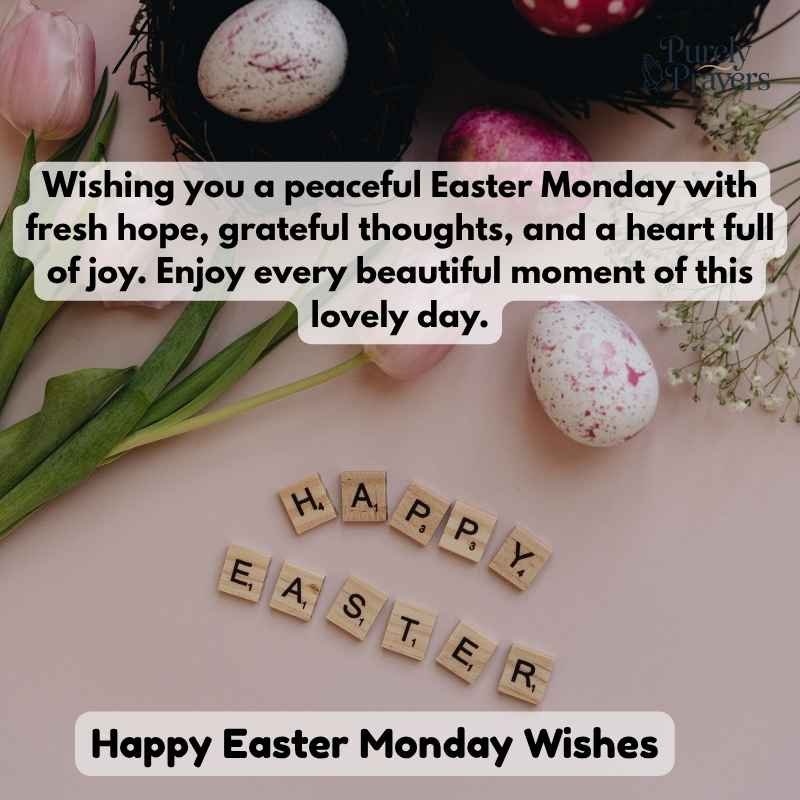 Sweet and Short Happy Easter Monday Wishes for Cards and Texts
