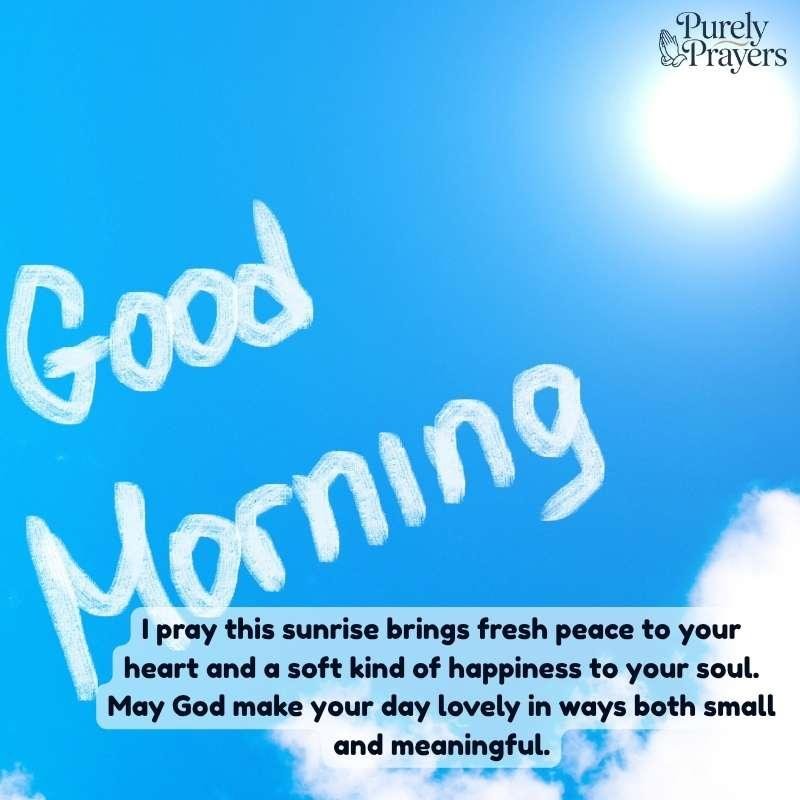 Sweet Words of Prayer for Her Beautiful Morning
