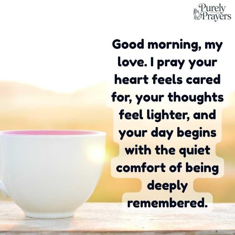 Tender Prayer Messages for Someone Special