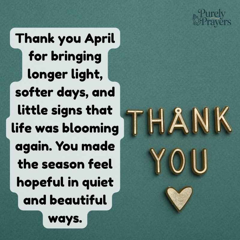 Thank You April Quotes to End the Month With Gratitude
