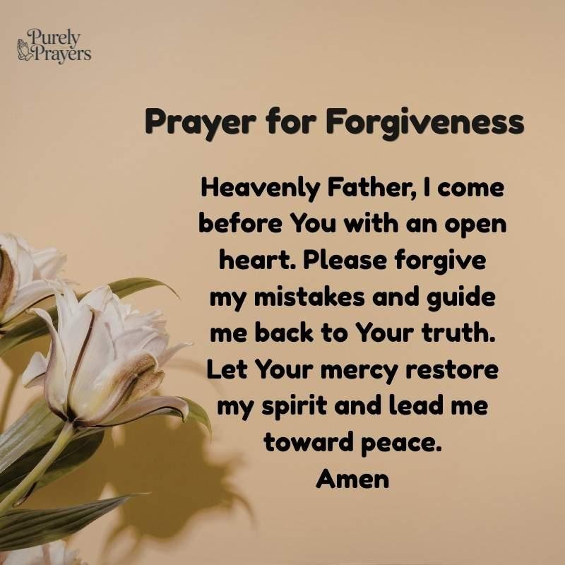 Why Praying for Forgiveness Is Important in the Christian Life