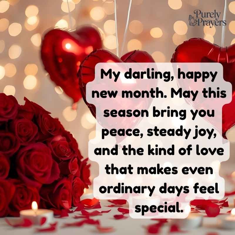 Why Sending New Month Wishes to Your Love Matters
