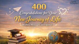 400 Congratulations for Your New Journey of Life Wishes, Messages, and Quotes