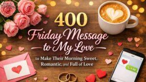 400 Friday Message to My Love to Make Their Morning Sweet, Romantic, and Full of Love