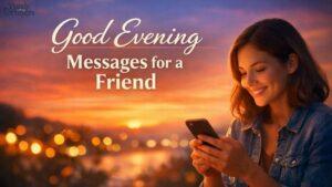 400 Good Evening Messages for a Friend to Make Them Feel Valued, Happy, and Remembered