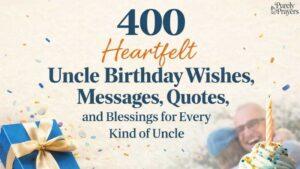 400 Heartfelt Uncle Birthday Wishes, Messages, Quotes, and Blessings for Every Kind of Uncle