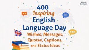 400 Inspiring English Language Day Wishes, Messages, Quotes, Captions, and Status Ideas