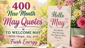 400 New Month May Quotes to Welcome May With Hope, Joy, and Fresh Energy