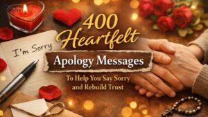 400 Heartfelt Apology Messages to Help You Say Sorry and Rebuild Trust